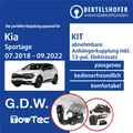 Für KIA Sportage IV Typ QL/ QLE 07.2018-09.2022 AHK abn. +13pol spez. E-Satz PKW