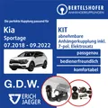 Für KIA Sportage IV Typ QL/ QLE 07.2018-09.2022 AHK abn +7pol sp. E-Satz NEU PKW