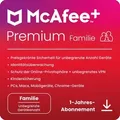 McAfee+ Premium Family, 6 User, unbegrenzte Geräte - 1 Jahr, ESD, Download