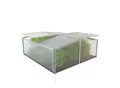 GARMIO® Frühbeet Mini Gewächshaus Calla mit Dachfenster, UV-Schutz, Alu Frühbeet, Mini-Gewächshaus, Treibhaus, Frühbeetkasten
