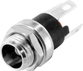 ECON DCE5BL - DC-Einbaubuchse 2,5 mm mit Gewinde löt