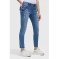 SOCCX Slim-fit-Jeans mit normaler Leibhöhe blau 32