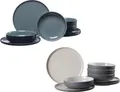 Ritzenhoff & Breker JASPER Tafelservice grau & schwarz 16-teilig