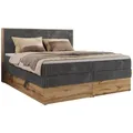 BOXBETT WOOD CLASSIC KING 180/200 - Grau Cord - H3
