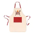 LEGAMI Super Chef Schürze kochschürze, beige, Einheitsgröße