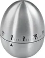 Xavax Eieruhr 95302 Edelstahl Kurzzeitwecker | Analog | 55 mm Höhe | Küchentimer | Silber