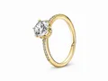 Pandora 168289C01-56 Ring - Gelbgold Verg. - Zirkonia - Gr. 56