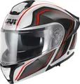 Modular Helm GIVI X50 Hologram Wei? Schwarz Rot größe L