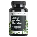 natural elements Ashwagandha Komplex KSM-66® – Zitronenverbene, Magnesium, Folsäure & Vitaminen