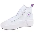 Converse CHUCK TAYLOR ALL STAR MOVE CANVAS PLATFORM HI Plateausneaker weiß 38,5 EU