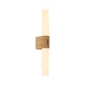 Moderne Holz Wandleuchte 1x9W LED 900lm IP44 3000K Lichtfarbe