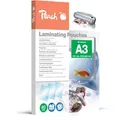 Peach Laminierfolie A3 | 80 mic | 100 St. | glänzend | Premiumqualität für beste Laminierergebnisse | geeignet für alle Laminiergeräte | PP580-01