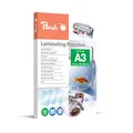 Peach Laminierfolien A3-80 Mic - 100 Pouches - Glänzend - Premiumqualität Für Beste Laminierergebnisse - Kompatibel Mit Geräten Aller Markenhersteller - PP580-01