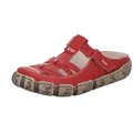 Rieker Damen Clog weiß - Rot - 36