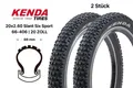 2 Stück 20 Zoll KENDA Slant Six Fahrrad Reifen 20x2.60 Cross Country XC Fat Bike