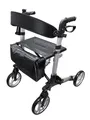 Ridder Rollator Walker Gehhilfe mit Sitzfläche kompakt zusammenklappbar 4 Rad