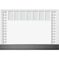 Sigel Schreibtischunterlage Office 2026/2027 weiss Papier 59,5 x 41,0 cm, 40 Blatt (41 x 59.50 cm) (H6365)