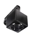 Deko-Light D Line Steckdosenadapter  Graphitschwarz RAL