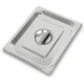 Vertes GN-Deckel 1/2 aus Edelstahl, mit Griff, rostfrei, kratzfest, -40°C bis +300°C, für Bain-Marie & vielseitigen Gastro-Einsatz