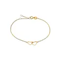 Xenox Armband Damen Fine Offene Herzen 585 Gelbgold XG14K7001GN