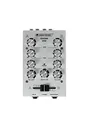 OMNITRONIC GNOME-202 Mini-Mixer silber | 2-Kanal-DJ-Mixer im Miniaturformat | Extrem leichter und kompakter DJ-Mixer | Metallgehäuse