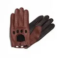Hand Gewand by Weikert Lederhandschuhe BRAD- Hirschleder Auto-Handschuhe, handgenäht mit Touchscreen Funktion braun 10