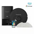 Rowenta X-Plorer Series 75 S RR8595 - Staubsaugerroboter mit automatischer Entleerungsstation, Lasernavigation und Wischfunktion - Schwarz