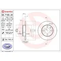 Bremsscheibe Brembo 08.7165.21 Prime Line - Uv Coated für Seat VW Hinterachse