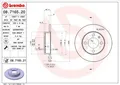 2X BREMSSCHEIBE HINTEN BREMBO 08716521 FÜR SEAT VW