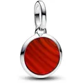 Pandora Bead Pandora Mini Medaillon rot 793389C01 silberfarben