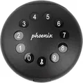 Schlüsseltresor Phoenix Palm KS0211E, motorisiertes Schlüsselschloss, Steuerung per App, Bluetooth, Wasser-/Staubfest IP65, schwarz 194444