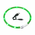 Karlie Visio Light LED Schlauchhalsband für Hunde grün Dämmerung Sicherheit USB