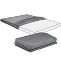 ONVAYA® Hundekissen Ersatzbezug | Größe S | 62 x 44 x 5 cm | Bezug für Kissen
