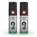 INBUS Bremsen + Teilereiniger (acetonfrei), 2× 500ml — Nr. 6 der Schraubchemie® — Made in Germany (2× 75039)