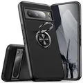 Hülle für Google Pixel 8 Pro Handyhülle mit Eingebetteter 360° Grad Ring Magn...