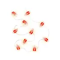 Goobay 60249 10er LED Fotoclip Lichterkette mit Wäscheklammern/LED Clips für Polaroidbilder/Lichterkette für Polaroid Bilder zum Aufhängen/Fotoclips Deko/Für 10 Bilder