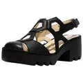 Fly London Fly London Sandalen Leder High-Heel-Sandalette schwarz 36 EU