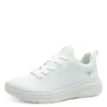 Tamaris Comfort Damen Sneaker flach Sportlich Vegan, Weiß (Offwhite), 40 EU