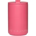 Design Letters Thermobecher "Life is a journey" in Pink - 350 ml