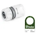 Bradas Schlauchkupplung WHITE LINE, 1/2", weiá (Kupplung, 12.70 mm) (WL-2120)