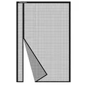 Risareyi Magnet Fliegengitter Tür 120x250cm, Seitliche Öffnung Fliegengitter Balkontür Ohne Bohren Insektenschutz Fliegenvorhang aus Fiberglas Netz Schwarz, mit Klebeband, für Terrassentür Kellertür