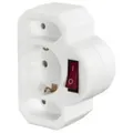 Hama 00223217, Gerade, Gerade, Typ C (Euro-Stecker), Typ C, Weiß