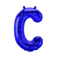 Folienballons Buchstaben Blau - 40/80/100 cm für Geburtstag Hochzeit Party Dekoration Happy Birthday JGA Geschenk Luftballon Abschluss Riesenballon ABI groß XXL klein mini Rosa Jungen 40 cm - C)
