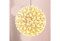 Spetebo LED Dekolicht Lichterkugel mit 100 warmweißen LED - Ø 15 cm, 2, LED, warm weiß, Beleuchtete Kugel 15 cm mit 100 LED