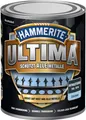 Hammerite Metallschutzlack Ultima Glänzend, Hochwertiger Schutzlack für alle Metalle im Außenbereich, Anthrazitgrau, RAL 7016, 750 ml