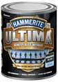 Hammerite Ultima Glänzend, Metallschutzlack, Hochwertiger Schutzlack für alle Metalle im Außenbereich, Anthrazitgrau RAL7016, 750 ml