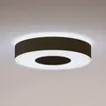 Deckenleuchte Philips Hue, Philips Hue, dimmbar, Schwarz, für Wohnzimmer, Metall, Modern - 8.4