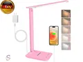 Schreibtischlampe LED Dimmbar Augenschutz,Desk Lamp mit 5 Farben und 5
