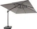 LC Garden Salerno Ampelschirm Grau/Anthrazit