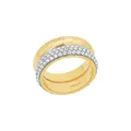 JOOP! Ring Edelstahl Damen Ringe, mit Zirkonia synth., Weiß, Kommt in Schmuck Geschenk Box